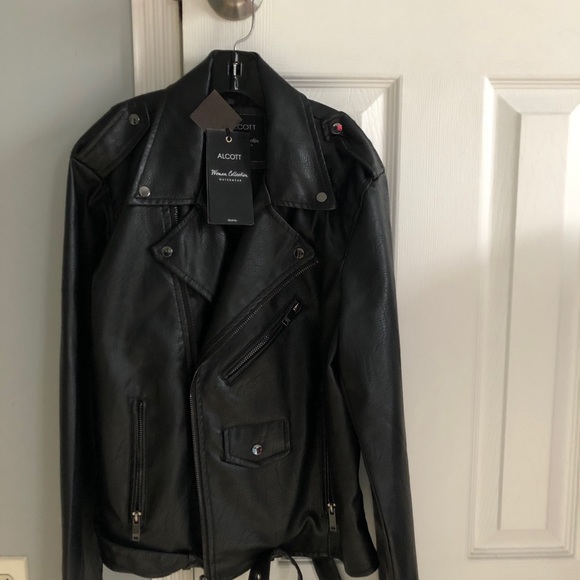 Alcott Jackets & Blazers - Faux leather bomber.